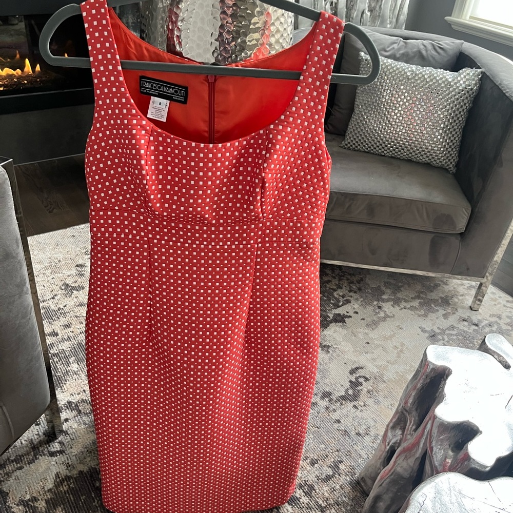 Perfect summer lunch dress anyone size 8 amazing unique colour cantaloupe 🍈